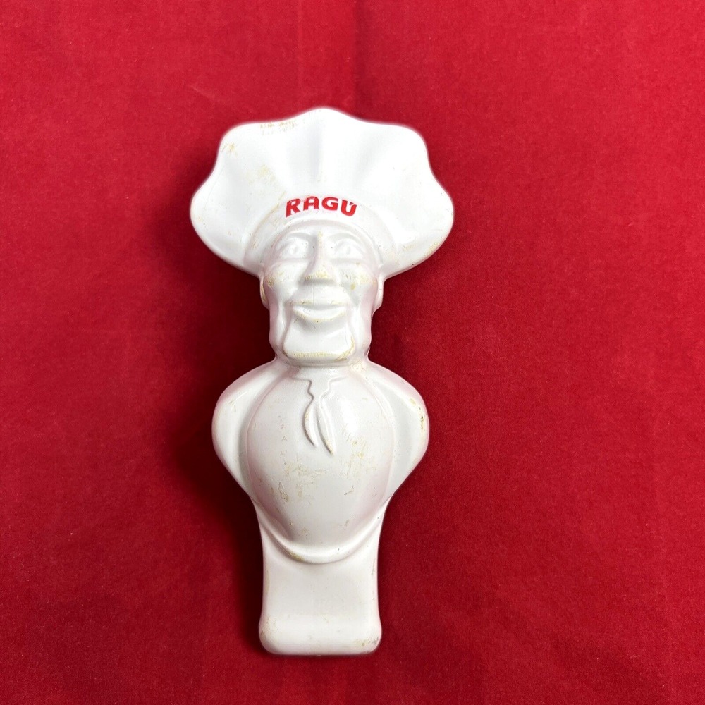 Vintage "CHEF RAGU" Bottle Jar Lid Opener, 5-1/4" Long, Made in USA